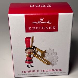 Hallmark Keepsake Terrific Trombone 2022 Ornament New in Box